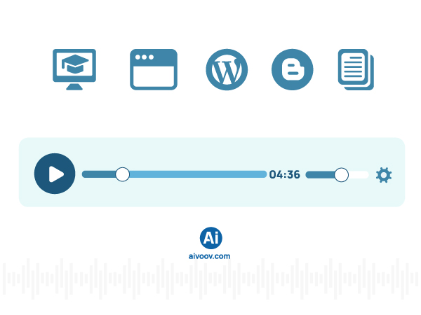 Create audio player widget | AiVOOV