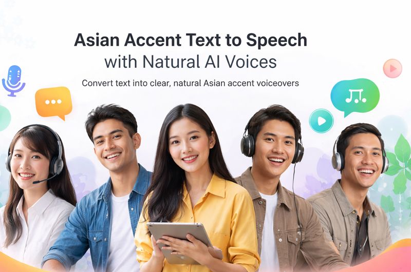 Asian Accent Text to Speech